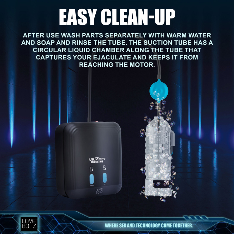 The Milker Pro Edition with Automatic Stroking, Suction and Vibration - Image 9