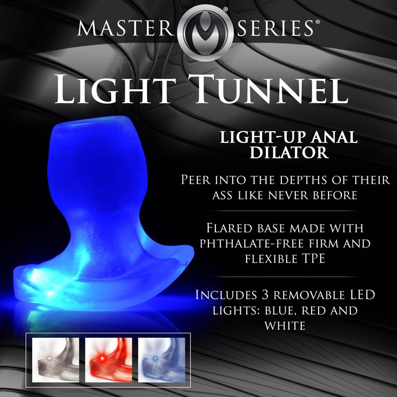Light-Tunnel Light-Up Anal Dilator - Medium - Image 2