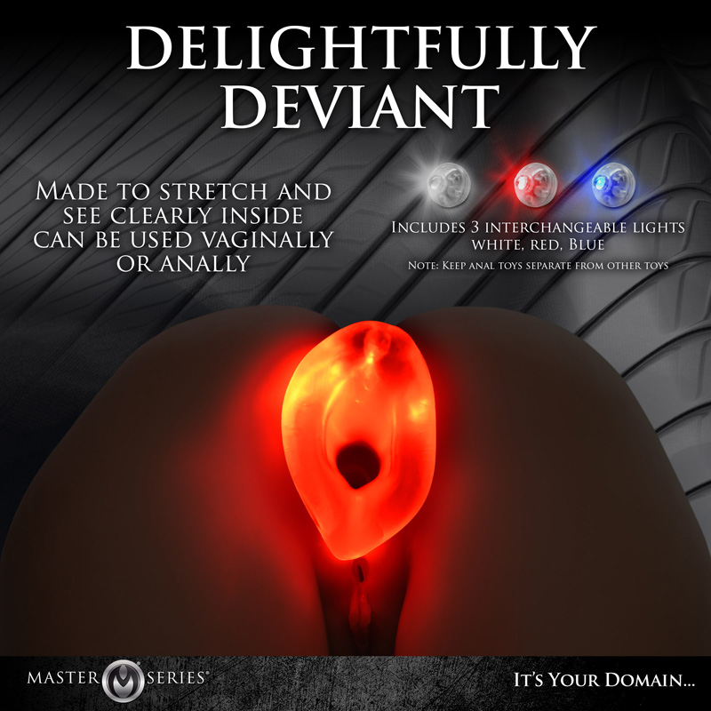 Light-Tunnel Light-Up Anal Dilator - Medium - Image 3