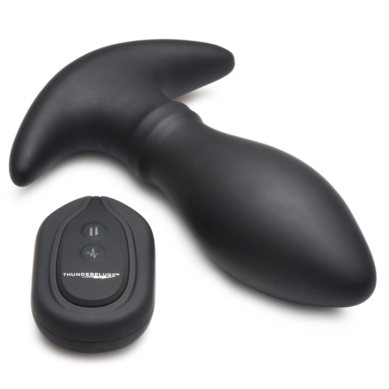 Rim Slide 10X Sliding Ring Silicone Butt Plug with Remote - Image 10