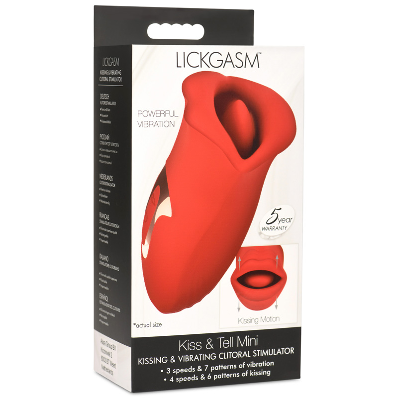 Kiss and Tell Mini Kissing and Vibrating Clitoral Stimulator - Image 12