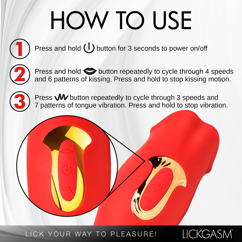 Kiss and Tell Mini Kissing and Vibrating Clitoral Stimulator - Image 8