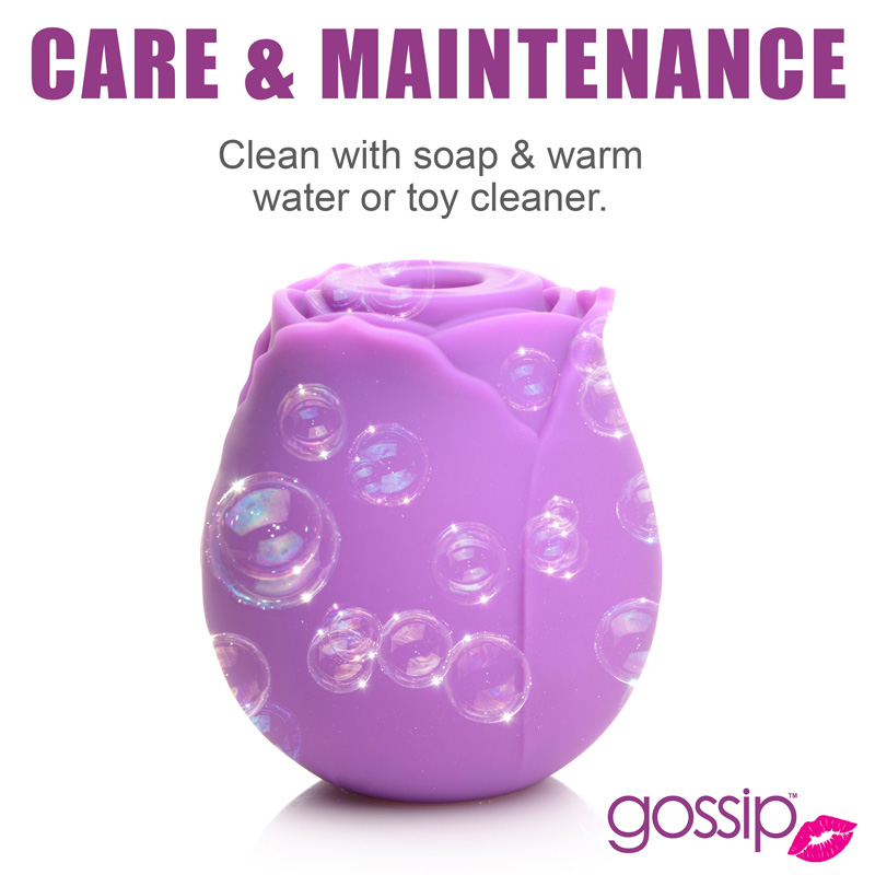 10X Rose Flirt Silicone Clitoral Stimulator - Image 10