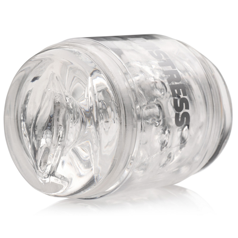 Double Shot Mouth and Pussy Stroker - Clear - Image 9