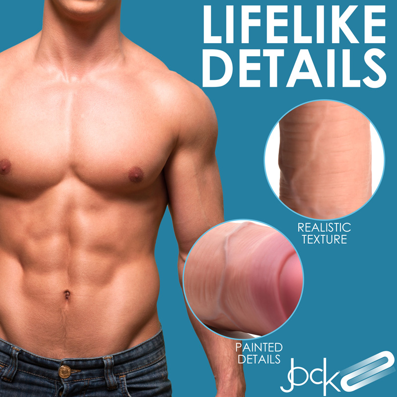 8.5 Inch Dual Density Uncut Dildo - Image 6