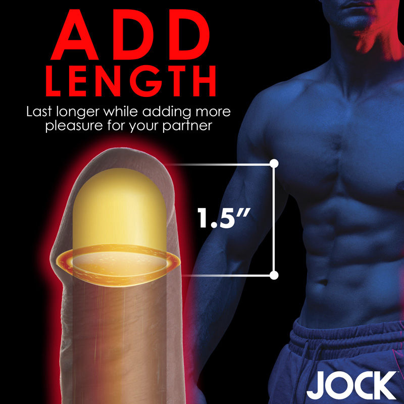 Extra Long 1.5 Inch Penis Extension - Dark - Image 5