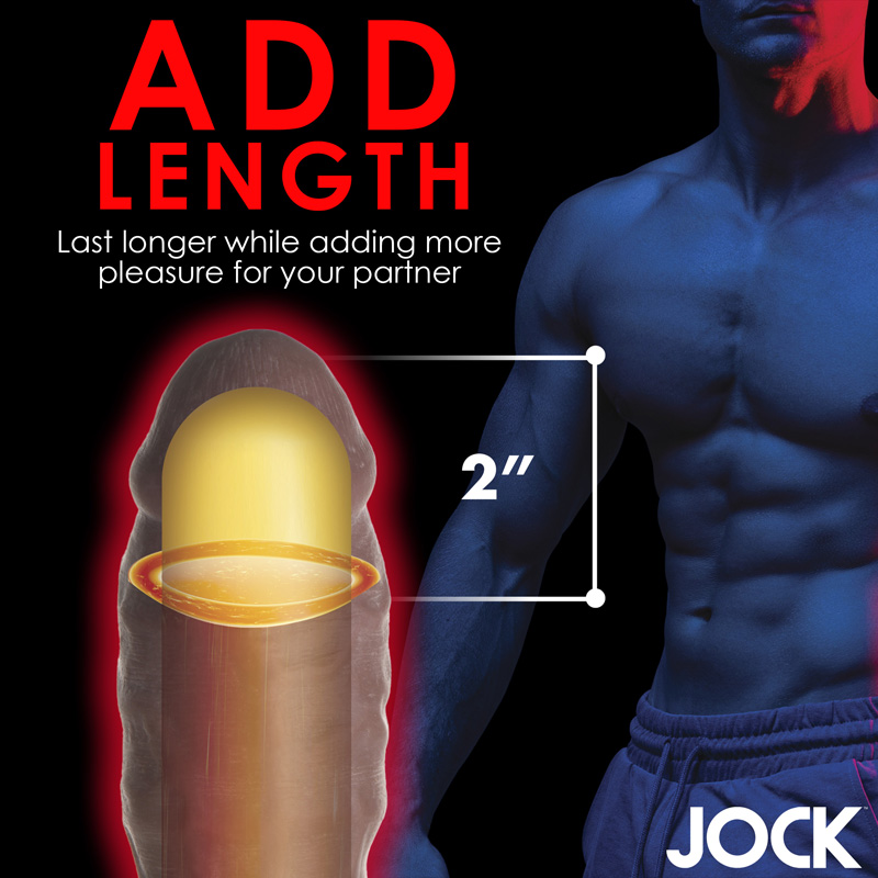 Extra Thick 2 Inch Penis Extension - Dark - Image 5