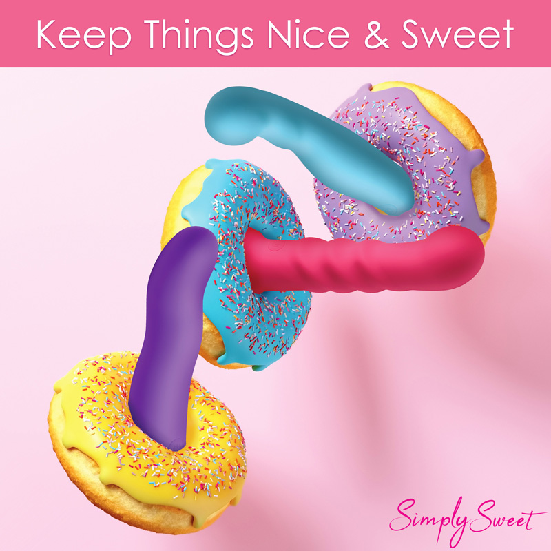 21X Vibrating Ribbed Silicone Dildo - Image 3