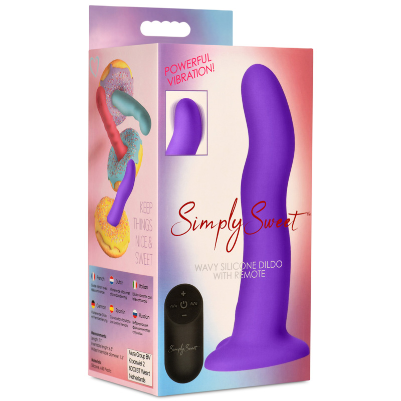 21X Vibrating Wavy Silicone Dildo - Image 13