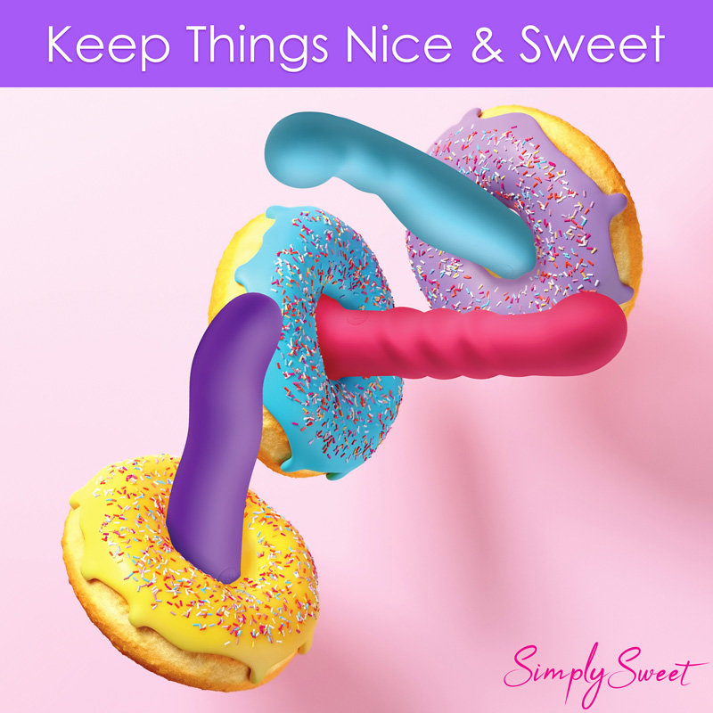 21X Vibrating Wavy Silicone Dildo - Image 3