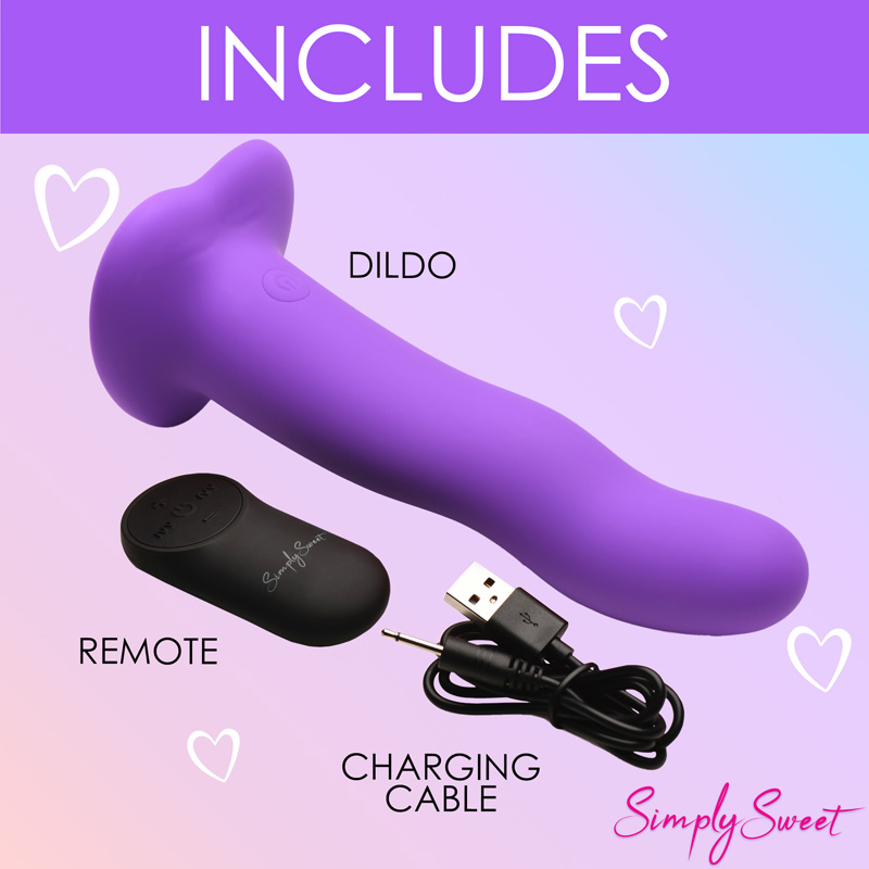 21X Vibrating Wavy Silicone Dildo - Image 8
