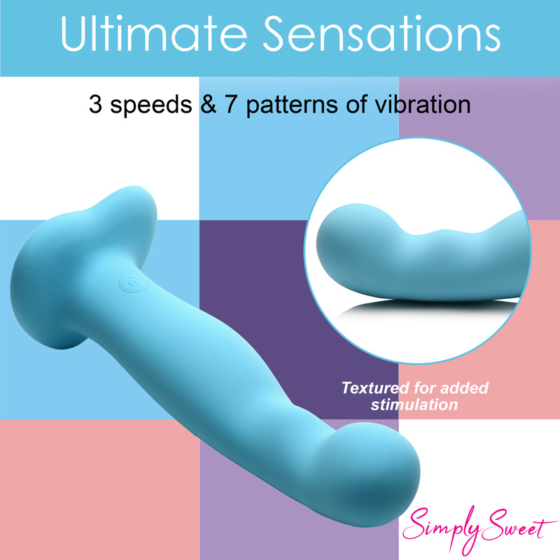 21X Vibrating Thick Silicone Dildo - Image 7