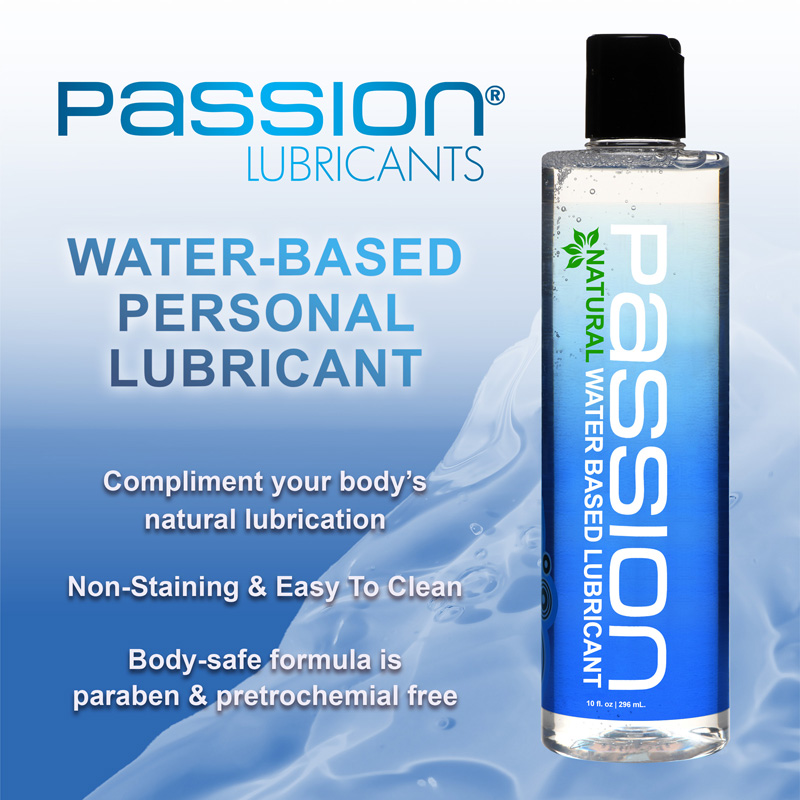 Passion Natural Water-Based Lubricant - 10 oz - Image 2