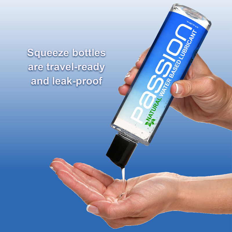 Passion Natural Water-Based Lubricant - 10 oz - Image 6