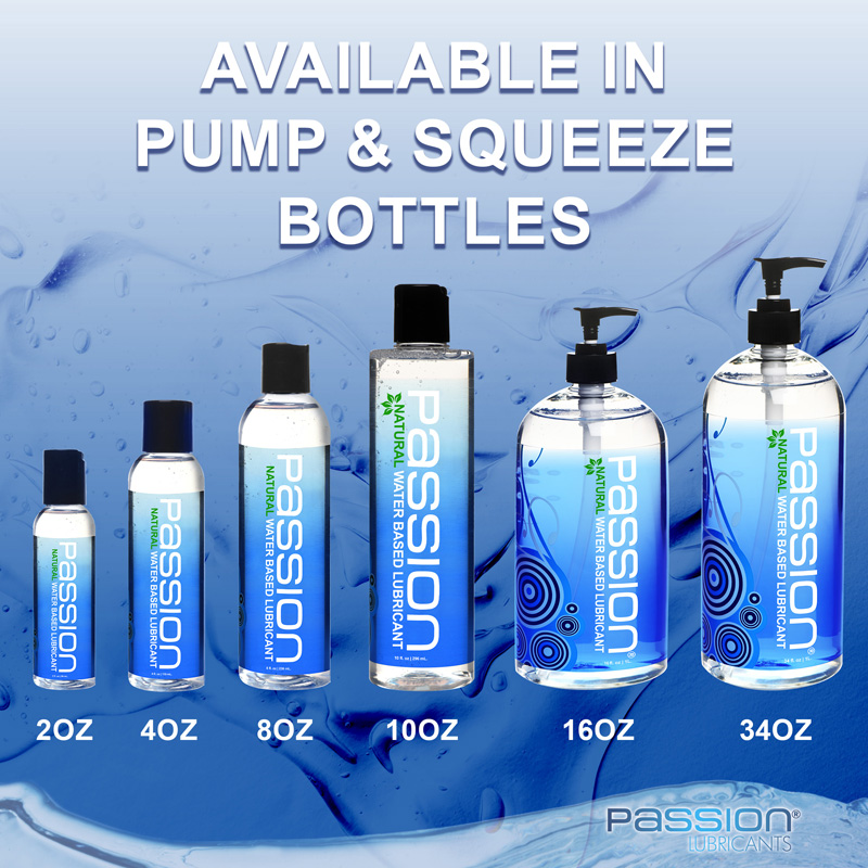 Passion Natural Water-Based Lubricant - 10 oz - Image 7