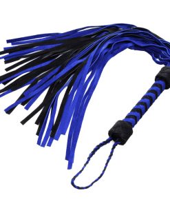 Black and Blue Suede Flogger