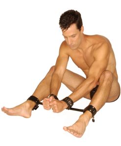 Strict Leather Locking Wrist and Ankle Spreader Bar