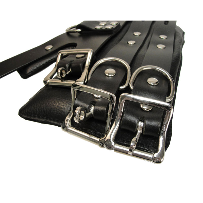 Strict Leather Four Buckle Suspension Cuffs - Image 5