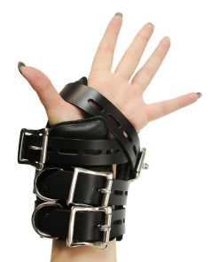 Strict Leather Four Buckle Suspension Cuffs
