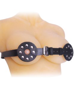 Studded Spiked Breast Binder with Nipple Holes