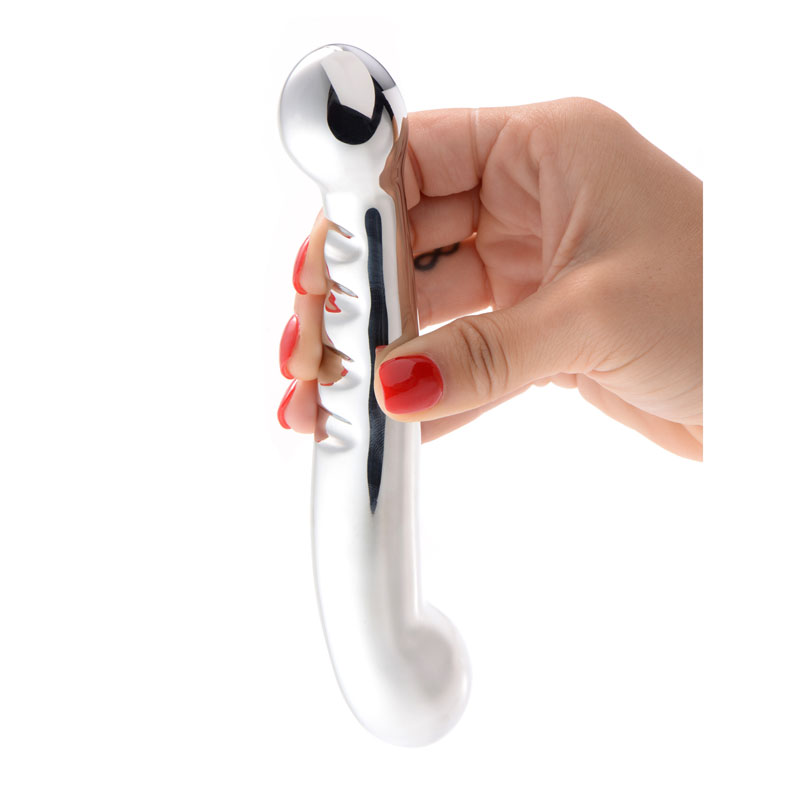 Steel Elegance Dual Ended Dildo - Image 3