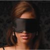 Black Satin Blindfold Mask