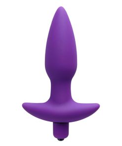Aria Vibrating Silicone Anal Plug- Medium