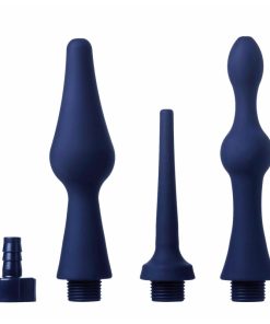 Universal 3 Piece Silicone Enema Attachment Set