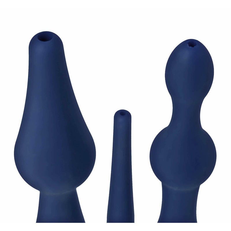 Universal 3 Piece Silicone Enema Attachment Set - Image 2