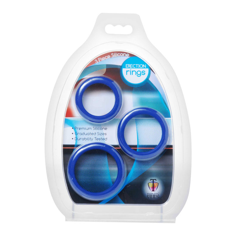 3 Piece Silicone Erection Rings - Image 2