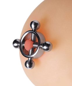 Stainless Steel Rings of Fire Nipple Press Set