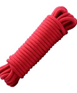 32 Foot Cotton Bondage Rope - Red