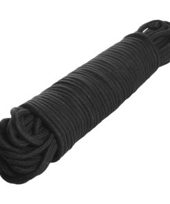 96 Foot Cotton Bondage Rope - Black