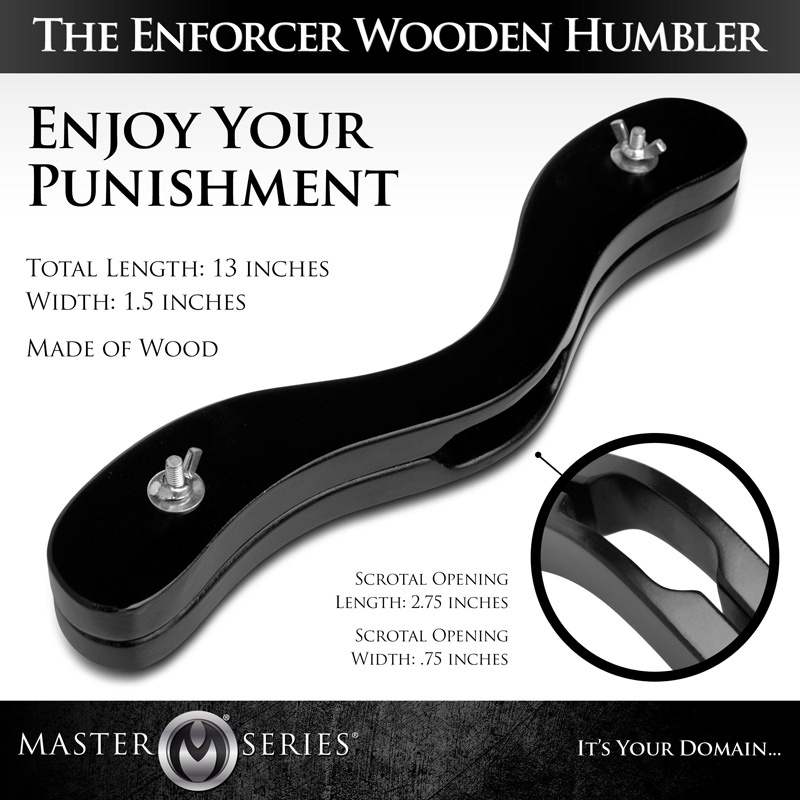 The Enforcer Black Wooden Humbler - Image 6