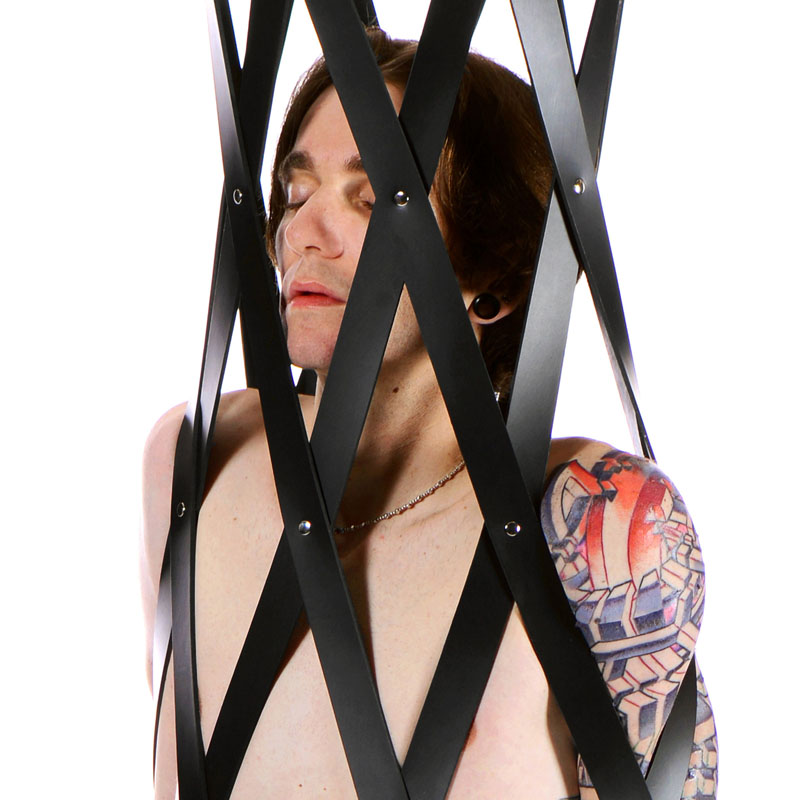 Hanging Rubber Strap Cage - Image 2