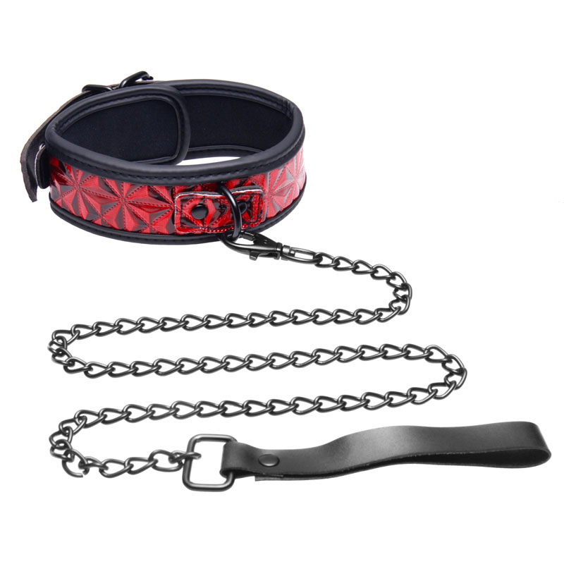 Crimson Tied Collar with Leash - Image 3