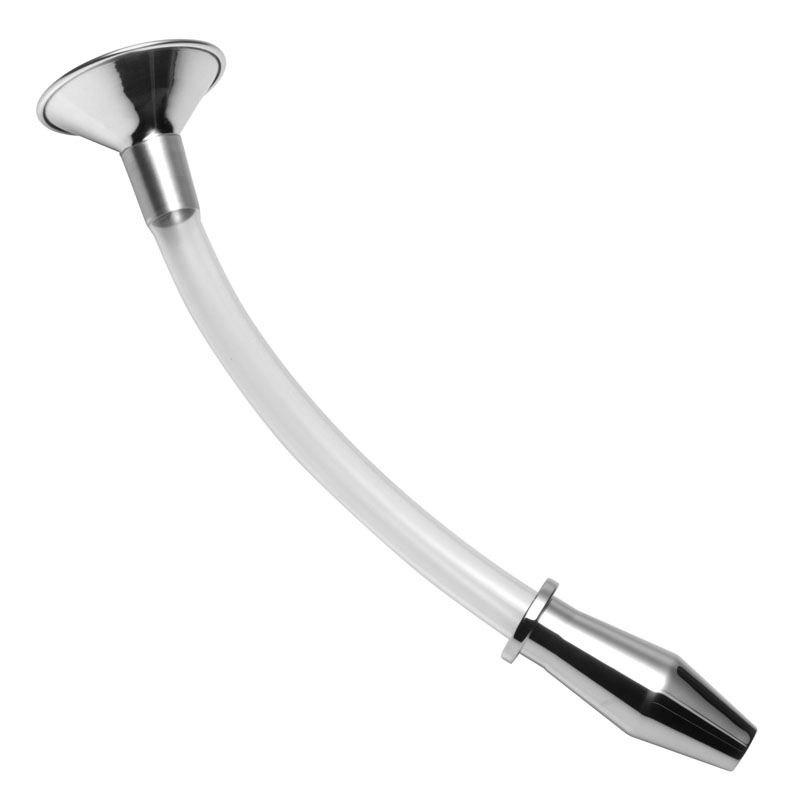 Stainless Steel Ass Funnel with Hollow Anal Plug - Image 2