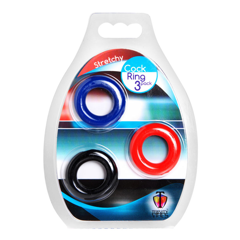 Stretchy Cock Ring 3 Pack - Image 2