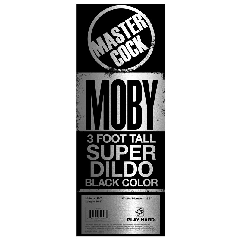 Moby Huge 3 Foot Tall Super Dildo - Black - Image 10