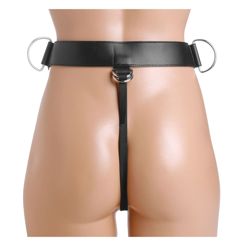 Flaunt Heavy Duty Strap On Harness with Dildo - Image 2