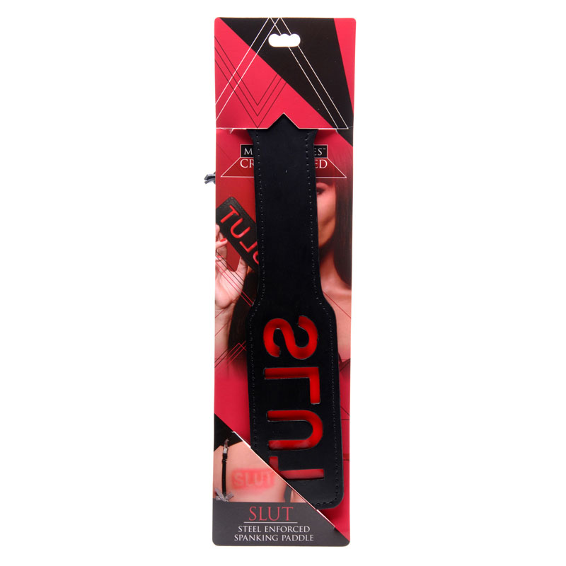 SLUT Steel Enforced Spanking Paddle - Image 4