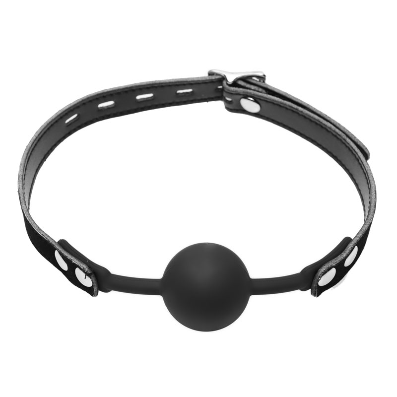 Premium Hush Locking Silicone Comfort Ball Gag - Image 2