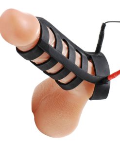 Power Cage Silicone E-Stim Cock and Ball Sheath