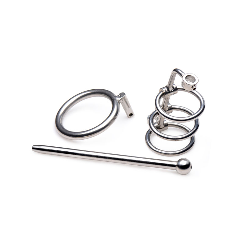 Gates of Hell Stainless Steel Adjustable Cum Through Sound Cage - Image 2