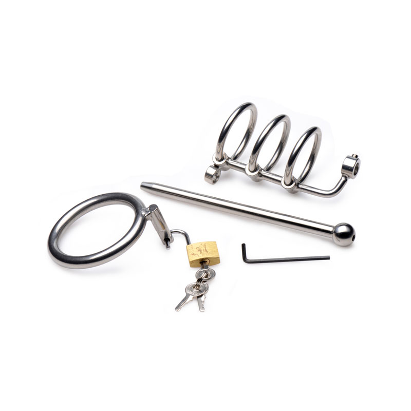 Gates of Hell Stainless Steel Adjustable Cum Through Sound Cage - Image 3