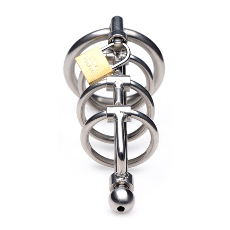 Gates of Hell Stainless Steel Adjustable Cum Through Sound Cage - Image 6