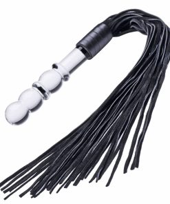 Lingam Glass Dildo Flogger