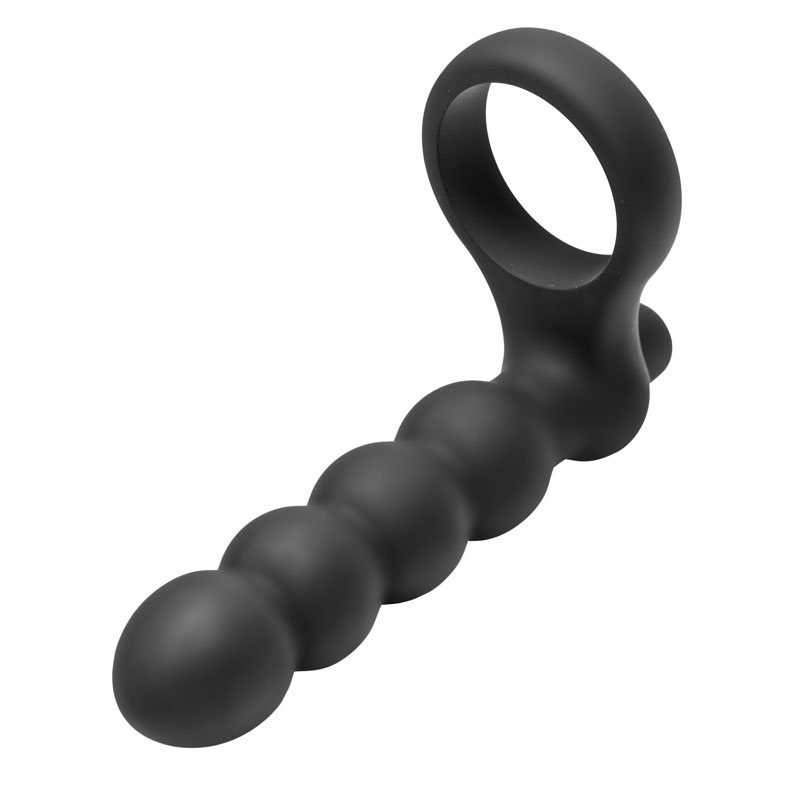 Double Fun Cock Ring with Double Penetration Vibe - Image 3