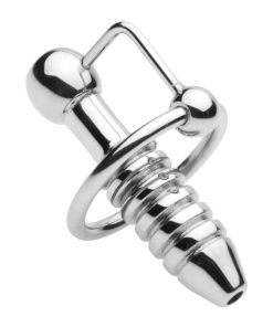 XL Ribbed Urethral Sound with Hollow Core