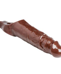 Really Ample Penis Enhancer Sheath- Brown